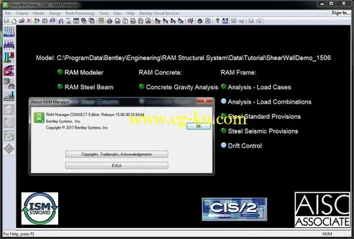 RAM Structural System CONNECT Edition V15 Update 6的图片2