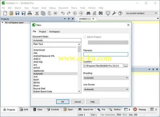 SlickEdit Pro 2017 v22.0.0.9 x86/x64的图片1