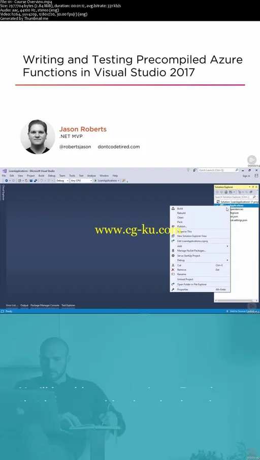 Writing and Testing Precompiled Azure Functions in Visual Studio 2017的图片2