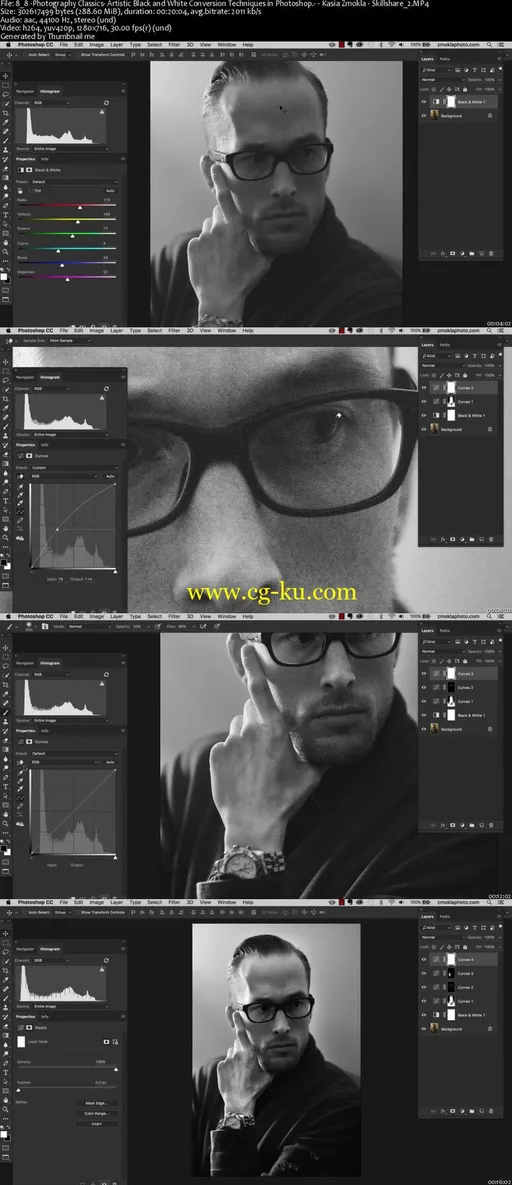 8/8 “Photography Classics: Artistic Black and White Conversion Techniques in Photoshop.”的图片2