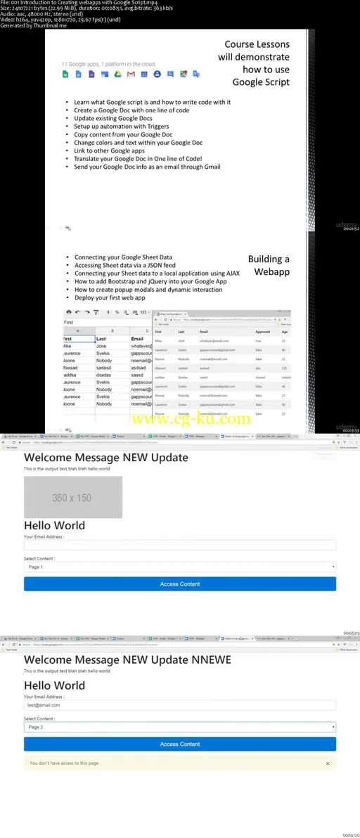 Google Apps Google Script – Content System Web App Project的图片2