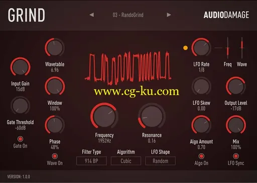 Audio Damage AD035 Grind v1.0.0 WiN OSX的图片1