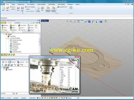 MecSoft VisualCAD/CAM 2018 version 7.0.222的图片2