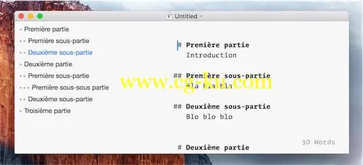 FoldingText 2.2 MacOSX的图片1
