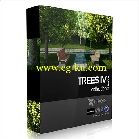 CGAxis Models Volume 34 Trees IV的图片1