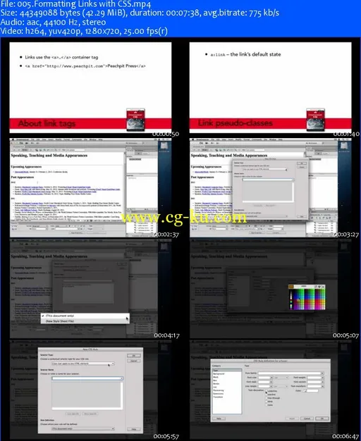 Working with Links Dreamweaver CS6 Video QuickStart – Peachpit Press的图片2