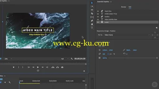 Premiere Pro CC Essential Graphics的图片1