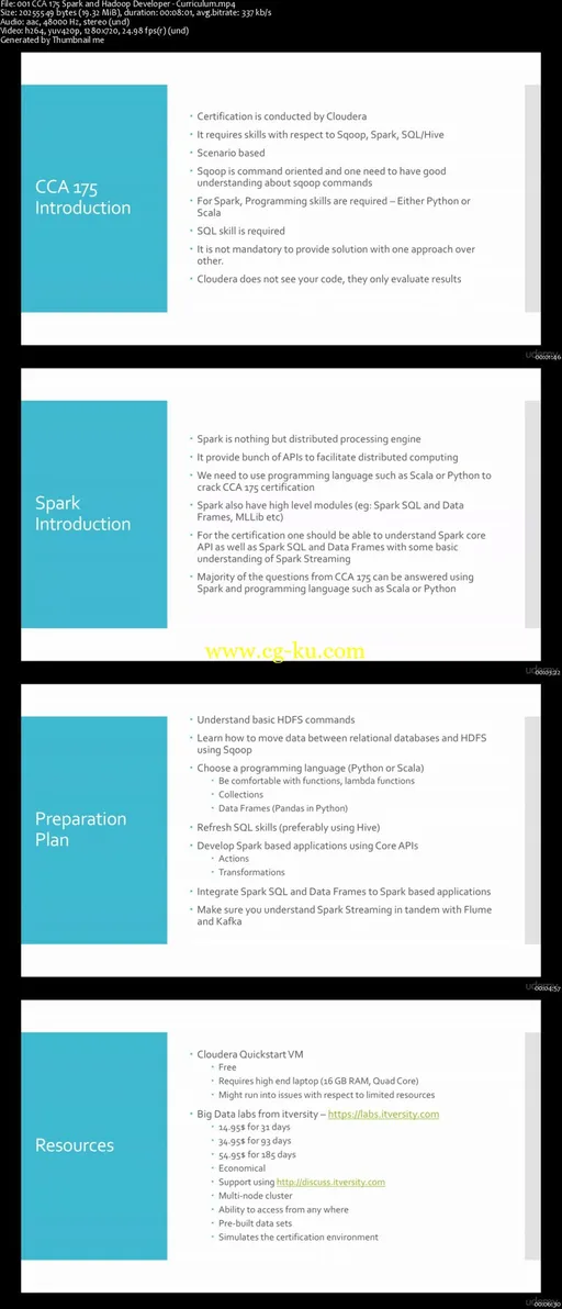 CCA 175 – Spark and Hadoop Developer Certification – Scala的图片3