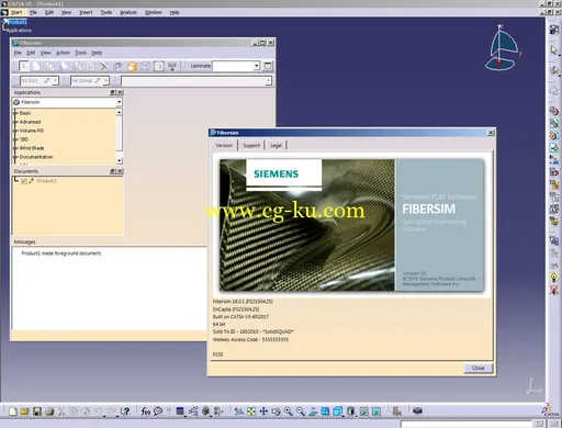 Siemens FiberSIM 16.0.1 for CATIA V5 R25-R28 / Siemens PLM NX 10-12的图片1