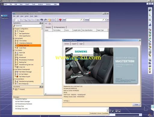 Siemens Mastertrim 14.1.1 for Catia5/NX Win32/64的图片4
