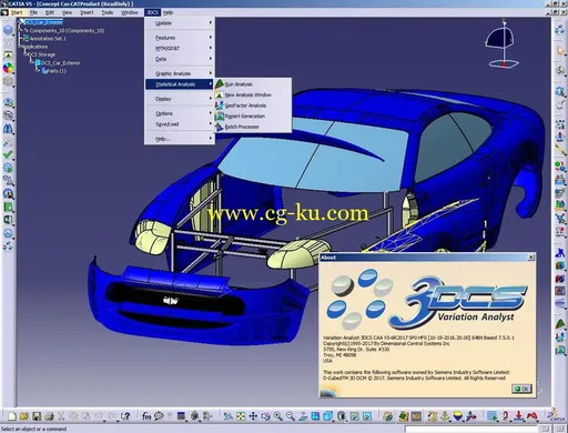 3DCS Variation Analyst CAA V5 Based v7.5.0.1的图片3