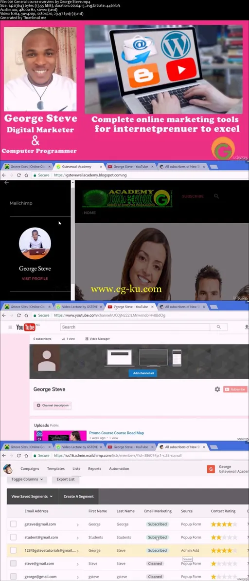 Complete guide on WordPress, Blogging, YouTube & Mailchimp的图片2