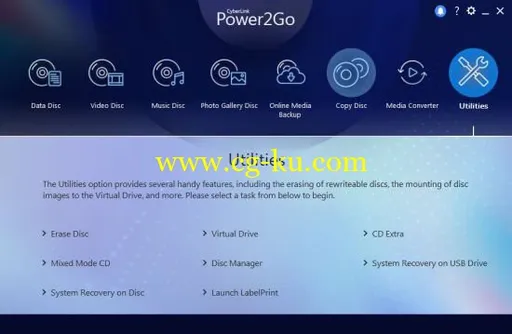 CyberLink Power2Go Platinum 12.0.0516.0的图片1