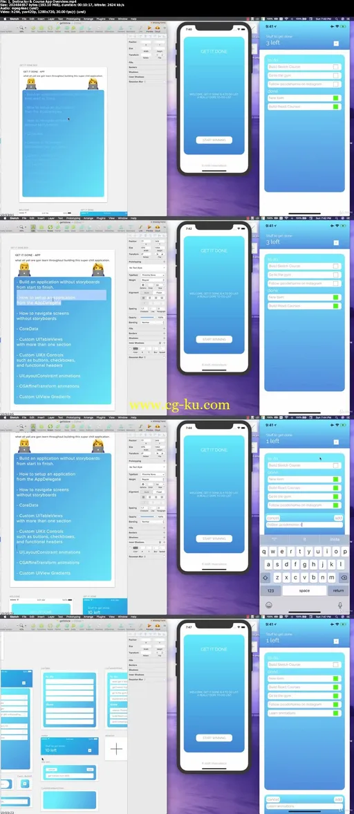 iOS 11 Swift 4 build a To Do List App, UIKit, CoreData,+more的图片1