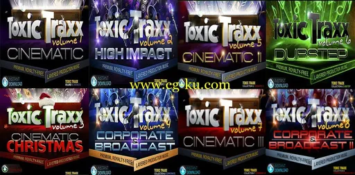 Toxic Traxx Collection 1-2-3-4-5-6-7-8 |Toxic Traxx 8套音乐库合辑的图片1