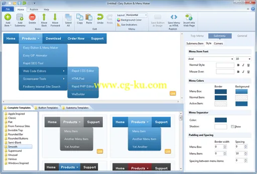 Blumentals Easy Button & Menu Maker Pro 4.3.0.29 Multilingual的图片2