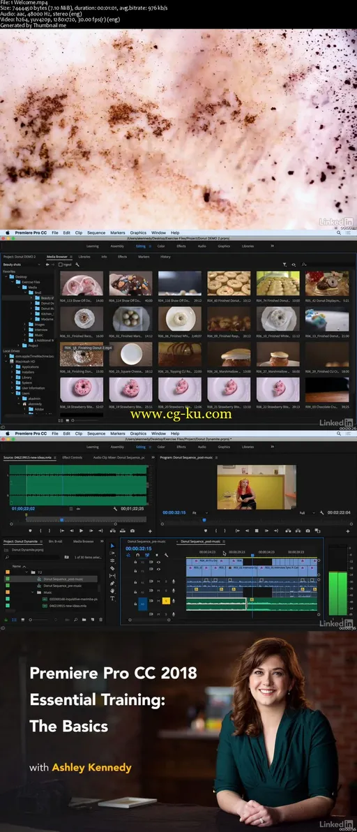 Premiere Pro CC 2018 Essential Training: The Basics的图片2