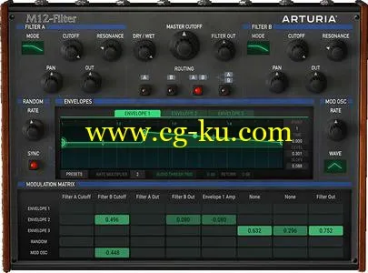 Arturia M12-Filter v1.0.0.252 MacOSX的图片1
