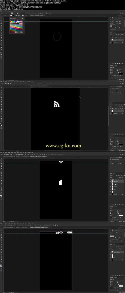 Mobile App Design from Scratch with Photoshop的图片2