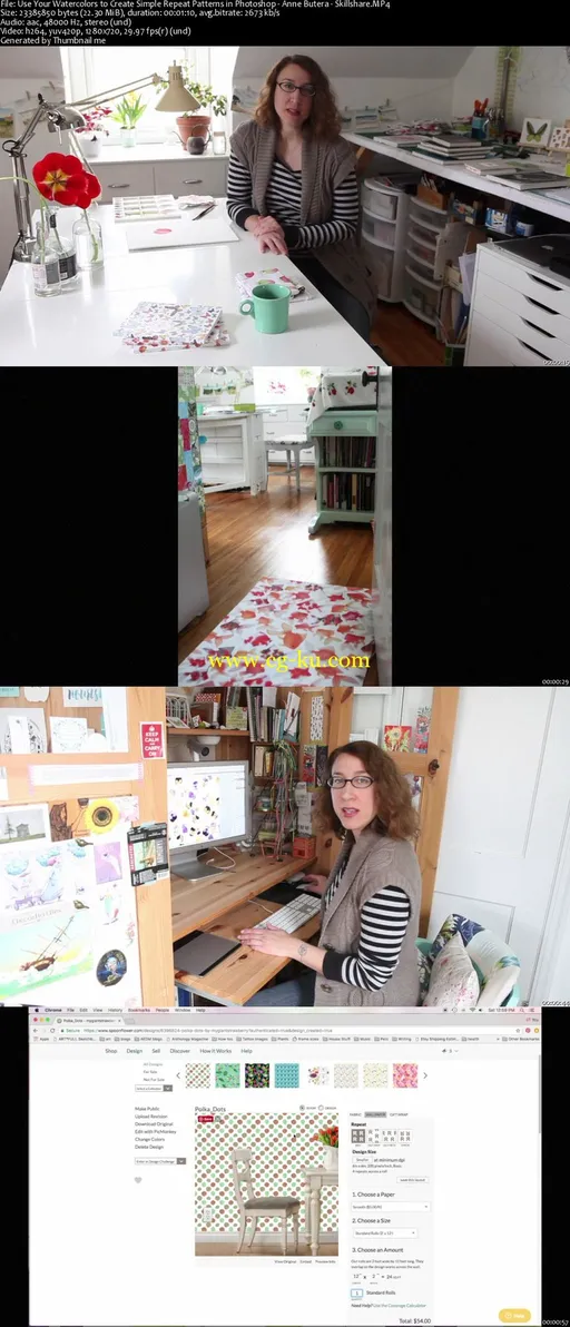Use Your Watercolors to Create Simple Repeat Patterns in Photoshop的图片2