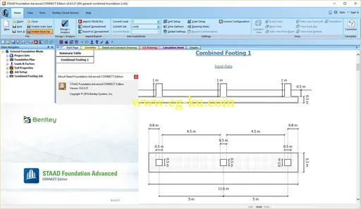 STAAD Foundation Advanced CONNECT Edition V8 Update 4的图片2