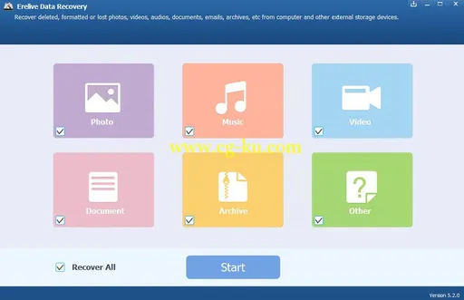 Erelive Data Recovery 5.2.0.0的图片1