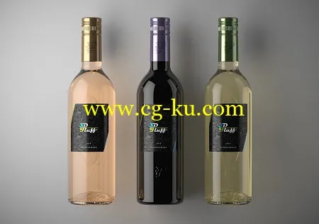 3DFluff – Cinema 4D R19 Wine Viz的图片1