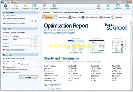 Blumentals Rapid SEO Tool 2.9.0.19的图片1