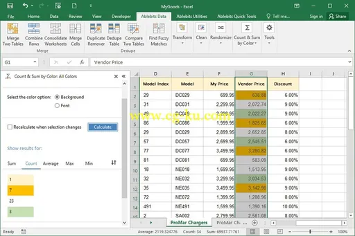 AbleBits Ultimate Suite for Microsoft Excel 2018.3 Business Edition的图片1