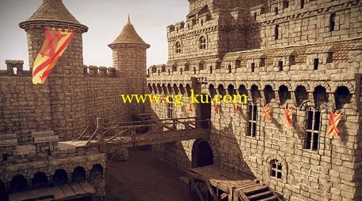Cubebrush – Medieval Stronghold Architecture的图片1