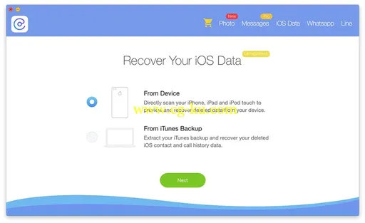 iPhone Data Recovery 2.2.0 macOS的图片1