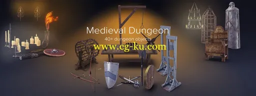 PixelSquid – Medieval Dungeon Collection的图片1