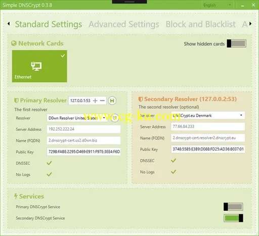 Simple DNSCrypt 0.5.7 Multilingual的图片1