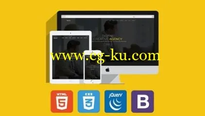 Build Creative Website Using HTML5, CSS3, jQuery & Bootstrap的图片1
