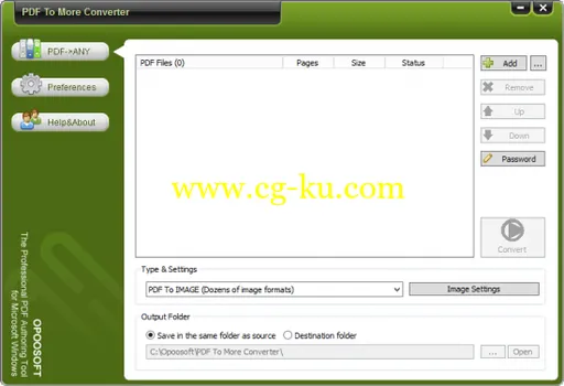 OpooSoft PDF To More Converter 5.0的图片1
