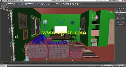 3DS Max, AutoCAD, Vray – Creating a Complete Interior Scene的图片1