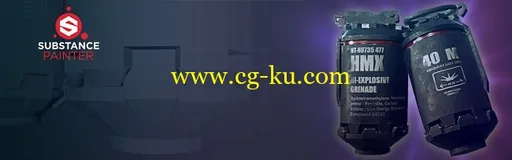 3DMotive – Grenade Asset in Substance Volume 1的图片1