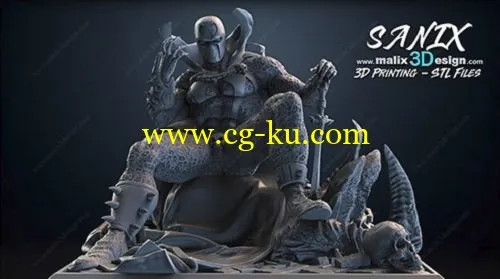 Cubebrush – Predator Bust and Spawn – 3D Printable Models的图片1