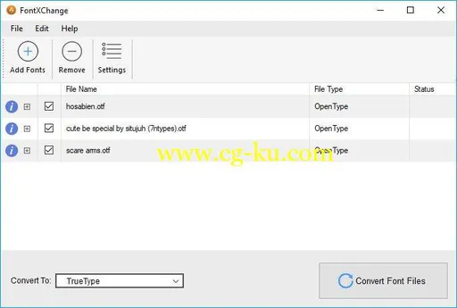 FontXChange 5.1.0的图片1