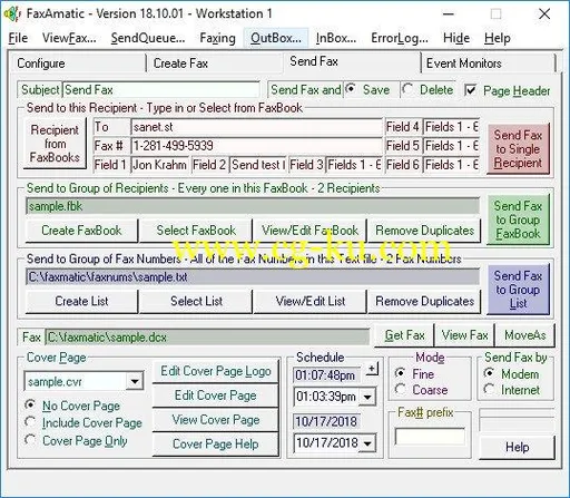 ElectraSoft FaxAmatic 18.10.01的图片1