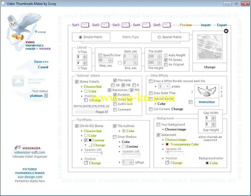 Video Thumbnails Maker Platinum 12.0.0.0 Multilingual的图片1