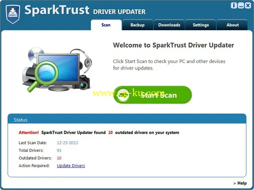 SparkTrust Driver Updater 3.1.0的图片1