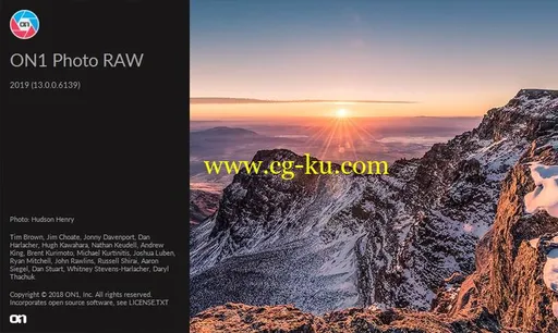 ON1 Photo RAW 2019 v13.0.0.6139 MacOS的图片1