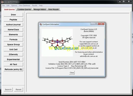 The Cambridge Structural Database (CSD) 2018.3 Win/Mac/Linux的图片3