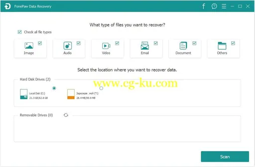 FonePaw Data Recovery 1.1.10 Multilingual的图片1