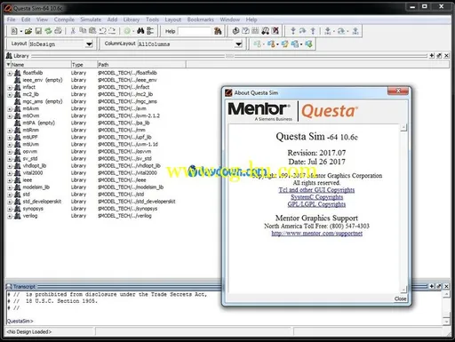 Mentor Graphics QuestaSim 10.6c的图片4