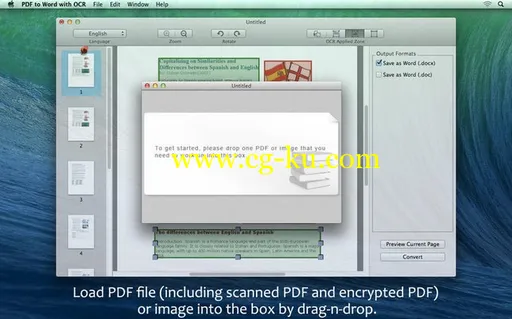 Enolsoft PDF to Word with OCR 6.1.0 MacOS的图片1