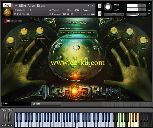 8Diо The New Alien Drum KONTAKT的图片1
