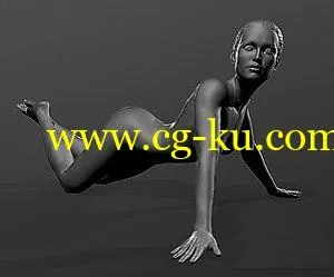 Cubebrush – Girl in Pose 1-12的图片1
