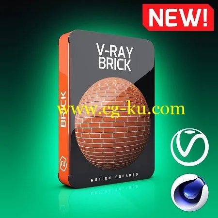 Motion Squared – V-Ray Brick Texture Pack for Cinema 4D的图片1